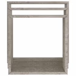 vidaXL 3x Wall Cube Shelves Concrete Grey Bookcase Storage Hanging Furniture - Additional view 4
