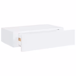 vidaXL Wall-mounted Drawer Shelf White MDF Wall CabinetFloating Shelf Set - Additional view 5