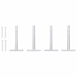vidaXL 2x Wall-mounted Drawer Shelves White MDF Wall CabinetFloating Shelf - Additional view 8