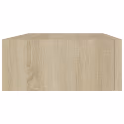 vidaXL Wall-mounted Drawer Shelf Oak MDF Wall Cabinet Floating Shelf Unit - Additional view 4