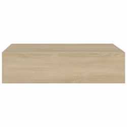 vidaXL 2x Wall-mounted Drawer Shelves Oak MDF Wall CabinetFloating Shelf Set - Additional view 4
