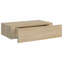 vidaXL 2x Wall-mounted Drawer Shelves Oak MDF Wall CabinetFloating Shelf Set - Additional view 6