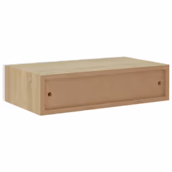 vidaXL 2x Wall Drawer Shelves Oak and White MDF Wall CabinetFloating Shelf - Additional view 7