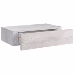 vidaXL Wall-mounted Drawer Shelf Concrete Grey MDF Wall CabinetFloating Shelf - Additional view 5