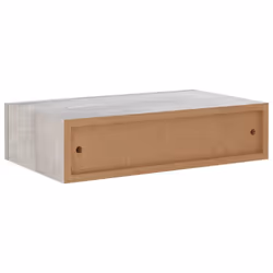 vidaXL Wall-mounted Drawer Shelf Concrete Grey MDF Wall CabinetFloating Shelf - Additional view 6
