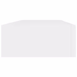 vidaXL Wall-mounted Drawer Shelf White MDF Wall CabinetFloating Shelf Set - Additional view 4