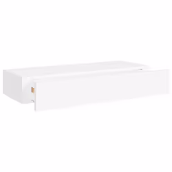 vidaXL Wall-mounted Drawer Shelf White MDF Wall CabinetFloating Shelf Set - Additional view 5