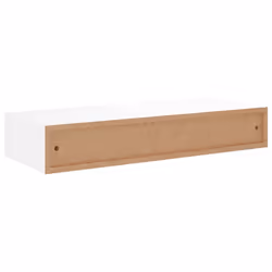 vidaXL Wall-mounted Drawer Shelf White MDF Wall CabinetFloating Shelf Set - Additional view 6