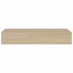 vidaXL 2x Wall-mounted Drawer Shelves Oak MDF Floating Cabinet Wall Shelf - Additional view 4