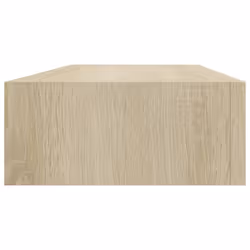 vidaXL 2x Wall-mounted Drawer Shelves Oak MDF Floating Cabinet Wall Shelf - Additional view 5