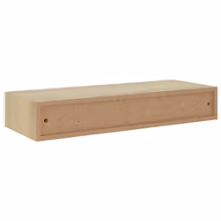 vidaXL Wall-mounted Drawer Shelf Oak and White MDF Floating Cabinet Wall Shelf - Additional view 5