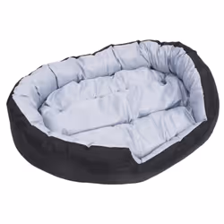 vidaXL Reversible & Washable Dog Cushion Grey and Black Dog Sofa Bed Unit - Additional view 7