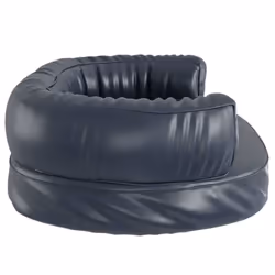 vidaXL Ergonomic Foam Dog Bed Faux Leather Pet Sofa Multi Colours Multi Sizes - dark blue, 60 x 42 cm - Additional view 4