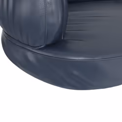 vidaXL Ergonomic Foam Dog Bed Faux Leather Pet Sofa Multi Colours Multi Sizes - dark blue, 60 x 42 cm - Additional view 5