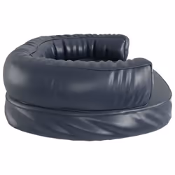 vidaXL Ergonomic Foam Dog Bed Faux Leather Pet Sofa Multi Colours Multi Sizes - dark blue, 88 x 65 cm - Additional view 4