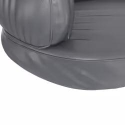 vidaXL Ergonomic Foam Dog Bed Faux Leather Pet Sofa Multi Colours Multi Sizes - grey, 75 x 53 cm - Additional view 5