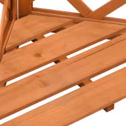 vidaXL Solid Fir Wood Corner Trellis 50x50x145 cm Wooden Garden Patio Trellis - Additional view 5
