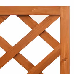 vidaXL Solid Fir Wood Corner Trellis Planter Wooden Outdoor Garden Flower Box - Additional view 4