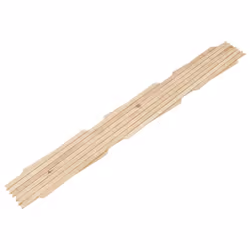vidaXL 5x Solid Firwood Trellis Fences Outdoor Extending Barrier Brown/Grey - brown, 180 x 80 cm - Additional view 2