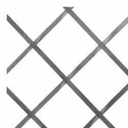 vidaXL 5x Solid Firwood Trellis Fences Outdoor Extending Barrier Brown/Grey - grey, 180 x 30 cm - Additional view 4