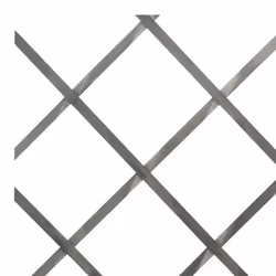 vidaXL 5x Solid Firwood Trellis Fences Outdoor Extending Barrier Brown/Grey - grey, 180 x 60 cm - Additional view 4