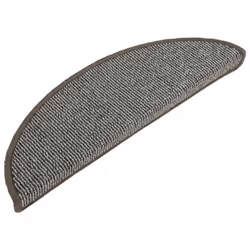 vidaXL 15x Carpet Stair Treads Protector Multi Colours 65x21x4cm/56x17x3cm - grey, 56 x 17 x 3 cm - Additional view 2