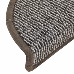 vidaXL 15x Carpet Stair Treads Protector Multi Colours 65x21x4cm/56x17x3cm - grey, 56 x 17 x 3 cm - Additional view 6
