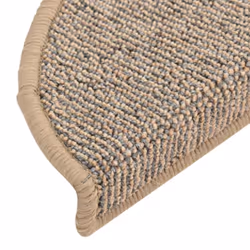 vidaXL 15x Carpet Stair Treads Brown 56x17x3 cm Stair Step Rug Mat Protector - Additional view 6