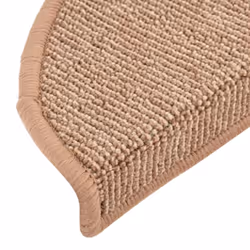 vidaXL Carpet Stair Treads 15 pcs Light Brown 65x21x4 cm - Additional view 7