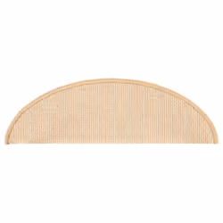 vidaXL Carpet Stair Treads 15 pcs Cream 65x21x4 cm - Additional view 4