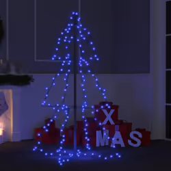 vidaXL Christmas Cone Tree 160 LEDs Indoor and Outdoor Holiday Decoration Home