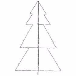 vidaXL Christmas Cone Tree 240 LEDs Indoor and Outdoor Christmas Light Display - Additional view 5