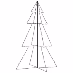 vidaXL Christmas Cone Tree 240 LEDs Indoor and Outdoor Holiday Decoration - Additional view 4