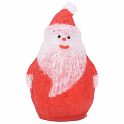 vidaXL LED Christmas Acrylic Santa Figure Indoor and Outdoor Xmas Decoration - Additional view 4