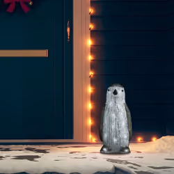 vidaXL LED Christmas Acrylic Penguin Figure Indoor and Outdoor Xmas Decoration