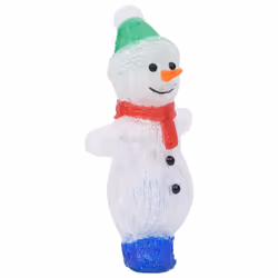 vidaXL LED Christmas Acrylic Snowman Figure Indoor and Outdoor Xmas Decoration - Additional view 4
