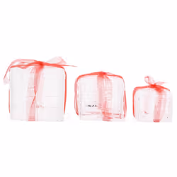 vidaXL 3x Decorative Acrylic Christmas Gift Boxes Colourful Xmas Decoration - Additional view 4
