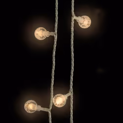vidaXL Globe Fairy String Lights 400 LED Xmas Lights 20m/40m Multi Colours - warm white, 20 m - Additional view 5