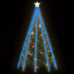 vidaXL Christmas Tree Net Lights with 400 LEDs Blue 400 cm Fairy Light Set