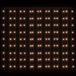 vidaXL LED Curtain Fairy Lights 300 LED Warm White 8 Function Holiday Lighting