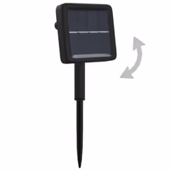 vidaXL 2x Solar Fairy Lights 2x200 LED Blue Indoor Outdoor Solar String Light - Additional view 6