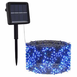 vidaXL 5x Solar Fairy Lights LED Blue Indoor Outdoor Solar String Light Set - Additional view 7