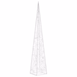 vidaXL Acrylic Decorative LED Light Cone Blue Decor Fairy Light Cone - Additional view 3