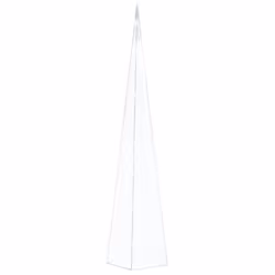 vidaXL Acrylic Decorative LED Light Cone Cold White Holiday Ornament