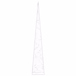 vidaXL Acrylic Decorative LED Light Cone Cold White Holiday Ornament - Additional view 5