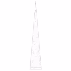 vidaXL Acrylic Decorative LED Light Cone Blue Garden Holiday Ornament - Additional view 5