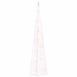 vidaXL Acrylic Decorative LED Light Cone Multicolour Holiday Ornament