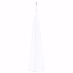 vidaXL Acrylic Decorative LED Light Cone Cold White Holiday Ornament
