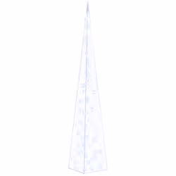 vidaXL Acrylic Decorative LED Light Cone Blue Garden Holiday Ornament