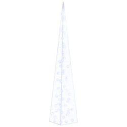 vidaXL Acrylic Decorative  LED Light Cone Blue Garden Holiday Ornament